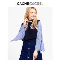 CacheCache 5510003494 女士假两件针织衫 
