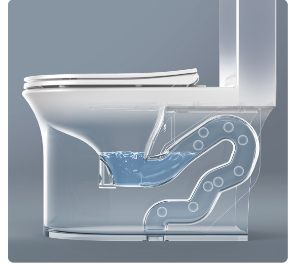 大白致净防臭马桶坑距305mm普通盖板款