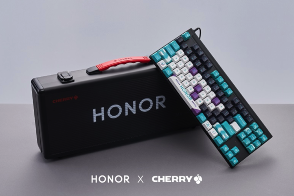 CHERRY 樱桃 x HONOR 荣耀 联名款 MX8.0 RGB 87键机械键盘 红轴