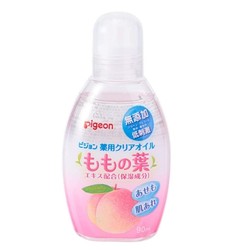 Pigeon 贝亲 婴儿桃叶按摩润肤油 90ml 