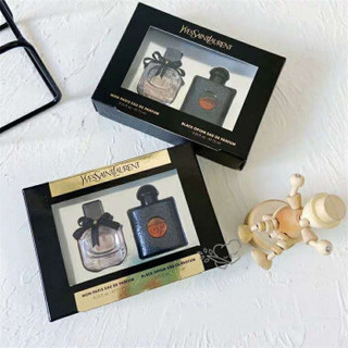 香港直邮 圣罗兰（YSL）经典女士香水小样套装礼盒 反转巴黎+黑鸦片7.5ml(2件套) 默认