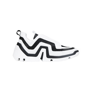 PIERRE HARDY 畅销款女士VIBE SNEAKERS黑白条纹运动鞋 黑/白 37