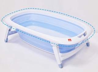 gb 好孩子 PM3308 儿童折叠浴盆 蓝色