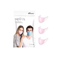 MEO 米歐 X系列 KN95一次性成人透气防护口罩 粉色 M 3只*6袋
