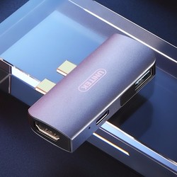 UNITEK 优越者 双Type-C扩展坞（雷电3/HDMI/PD快充）