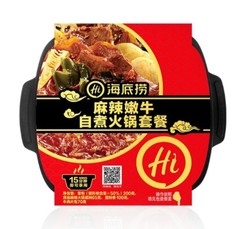 海底捞 自煮火锅套餐 麻辣嫩牛 435g