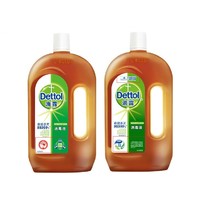 Dettol 滴露 高效杀菌除螨 滴露家用消毒液1.2L*2 安全无毒