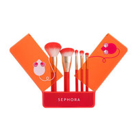 Sephora 丝芙兰 机智小萌鼠玩趣化妆刷套装 刷具5把+刷盒1个