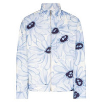 JACQUEMUS 男士 Le blouson Valensole 花卉印花夹克 蓝色