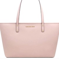 中亚Prime会员：MICHAEL KORS 迈克·科尔斯 Jet Set 中号手提包钱包（花色）