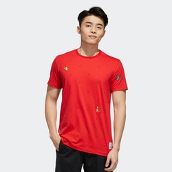 adidas neo x Pokémon 联名系列 FM0314 男装运动T恤