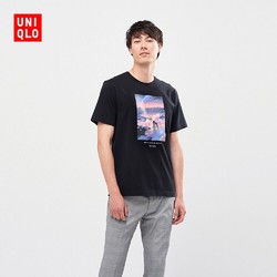 UNIQLO 优衣库 420824  男装/女装  SHINKAI FILM 印花T恤