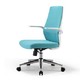 西昊（SIHOO） 人体工学电脑椅 办公椅子 职员会议椅 M76蓝色（电镀锥脚）-预计4月9日首批出新