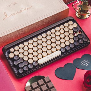 LOFREE 洛斐 EH112S 巧克力色蓝牙机械键盘 79键 茶轴