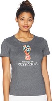 adidas 女士足球世界杯徽章 T 恤