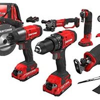 CRAFTSMAN V20 无绳钻组合套件，7 个工具（CMCK700D2） CMCK700D2