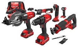 CRAFTSMAN V20 无绳钻组合套件，7 个工具（CMCK700D2） CMCK700D2