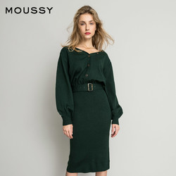 MOUSSY 女士针织连衣裙 010CSF70-0690