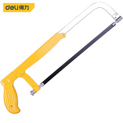 得力工具调节式钢锯架活动弓锯架手工锯带锯条 DL6008