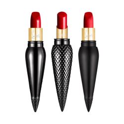 Christian Louboutin 克里斯提·鲁布托 萝卜丁女王权杖黑管口红 3支礼盒装