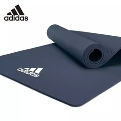 5日14点：阿迪达斯加厚瑜伽垫 EVA材质男女健身垫 双面纯色8mm厚舞蹈垫 ADYG-10100BL赠背带