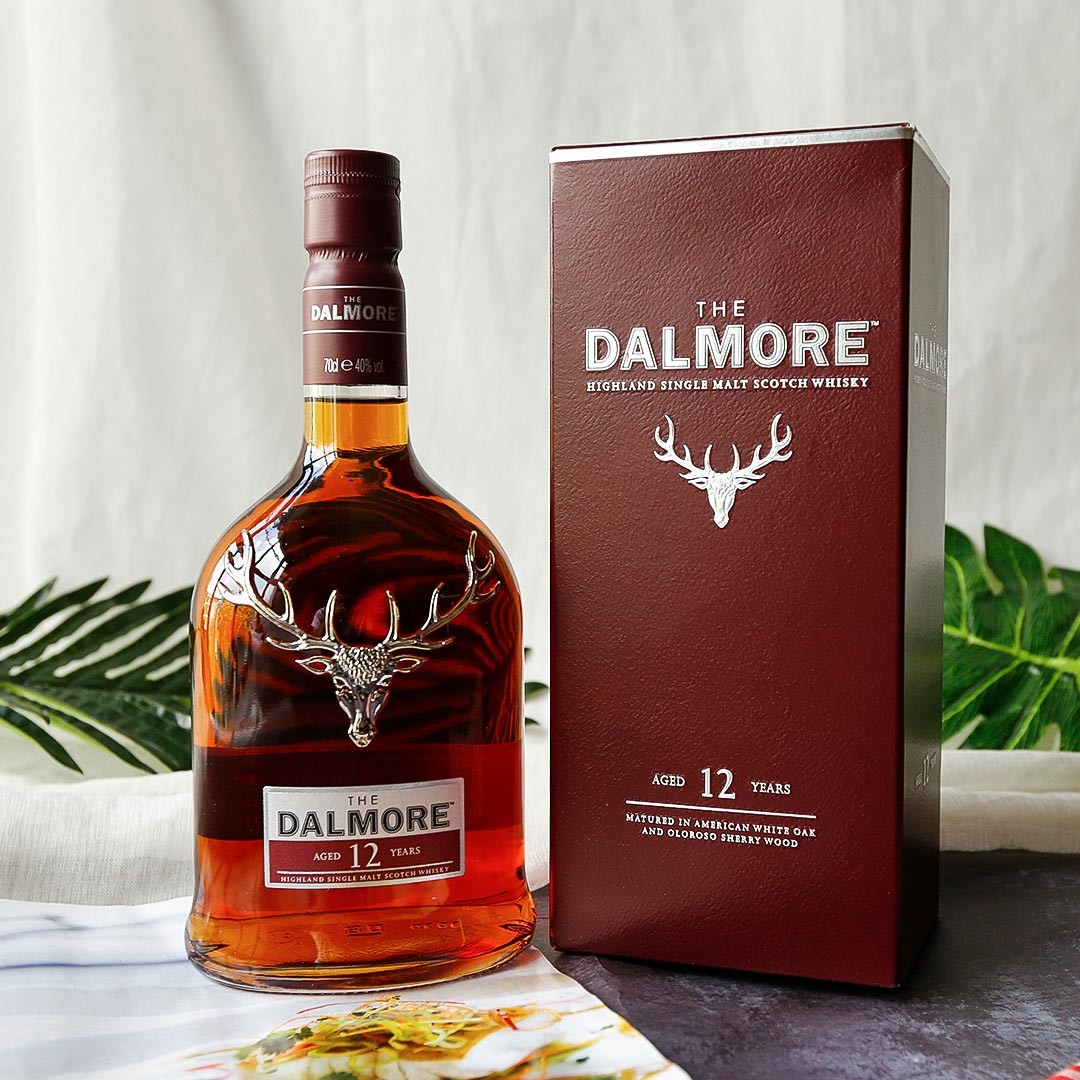 thedalmore大摩12年苏格兰单一麦芽威士忌700ml