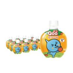 Coca-Cola 可口可乐 酷儿 Qoo 橙味 果汁饮料球形瓶 260ml*12瓶 *2件 *2件