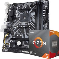 AMD 锐龙 Ryzen 5 3600 CPU处理器 + 技嘉 B450M-DS3H主板 板U套装