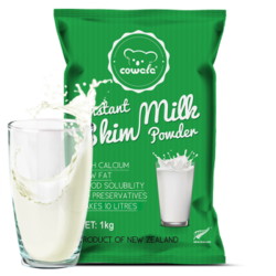 咔哇熊（Cowala） 咔哇熊 新西兰进口奶粉成人女士中老年高钙脱脂奶粉1kg 不含蔗糖