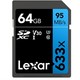 Lexar 雷克沙 633x SDXC UHS-I U3 SD存储卡 64GB