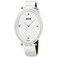 复活节狂欢、银联专享：Rado Esenza 系列白钻 R53092715女士腕表