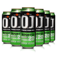 OJ20度强劲烈性啤酒500ml*6罐