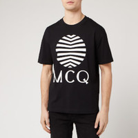 Alexander McQueen McQ logo款男士休闲T恤