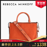 Rebecca Minkoff新品牛皮BEDFORD ZIP SATCHEL单肩手提包大号