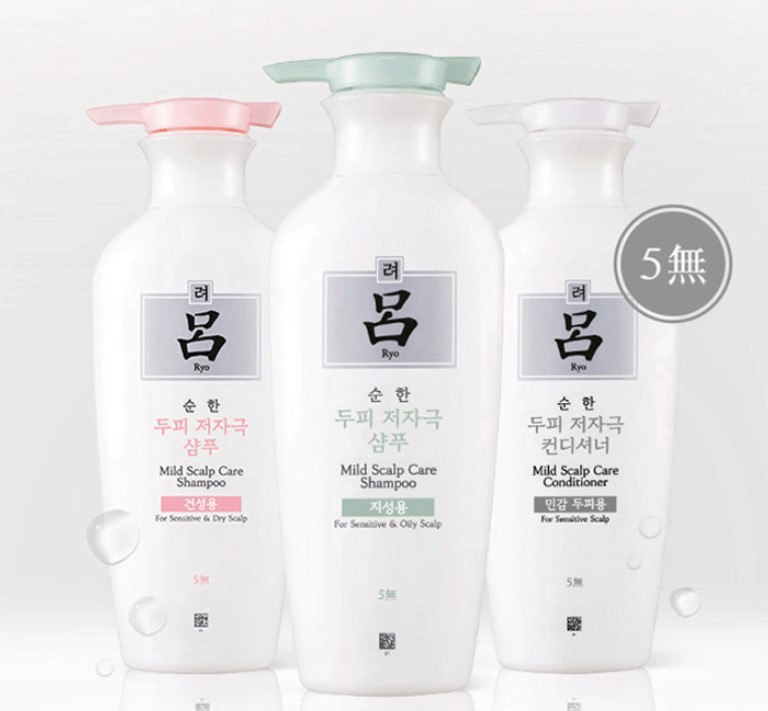 ryo吕白吕柔和低刺激洗发水400ml2件