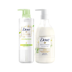 Dove 多芬 植萃沐浴露500g+洗發水470ml套裝