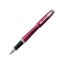 PARKER 派克 新款都市系列 粉红白夹钢笔
