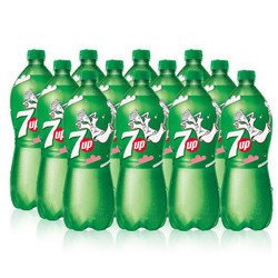 7UP 七喜  柠檬味 汽水碳酸饮料 1L*12瓶 