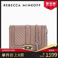 Rebecca Minkoff春季CHEVRON QUILTED LOVE单肩斜挎包女士小号