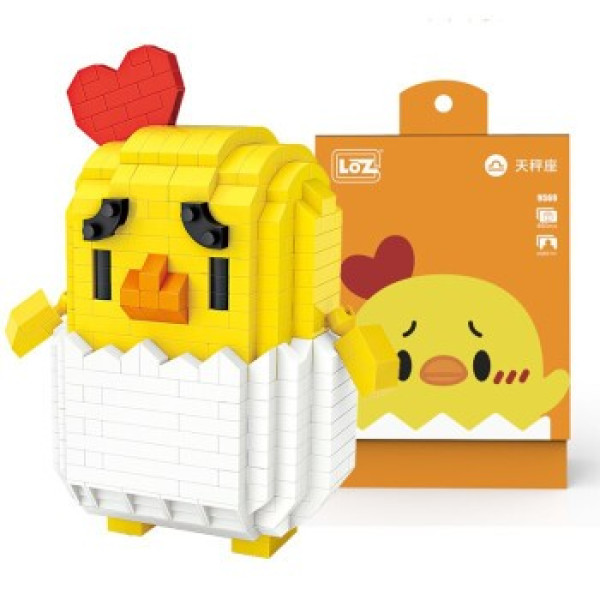 【loz/俐智积木拼插】loz 俐智 微钻积木 十二星座系列 9569 天秤座