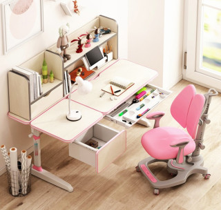 hbadastudytime黑白调学习时光hzh017024ps儿童学习桌椅套装120cm乐童