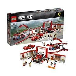 LEGO 乐高 Speed Champions 超级赛车系列 75889 赛车法拉利体验中心