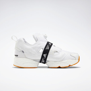 Reebok 锐步 INSTAPUMP FURY BOOST 联名款 中性跑鞋 FU9238 白色/黑色 38.5