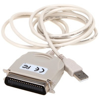 包尔星克MT-UCP-01W打印机复印机线USB转36PIN1.8米USB传输并口线