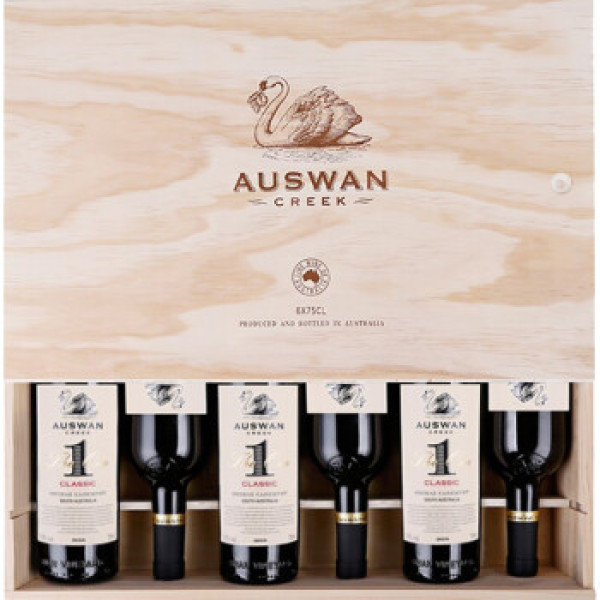 auswancreek天鹅庄1号经典赤霞珠干红葡萄酒750ml6瓶