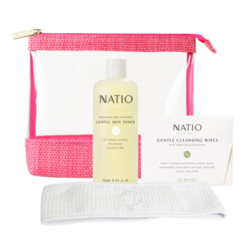 Natio Purify 红色礼包 （卸妆湿巾+玫瑰水250ml+头带+化妆包）