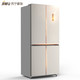 新品发售：JIWU 苏宁极物 JQE4428XP 风冷变频 十字对开门冰箱 440L