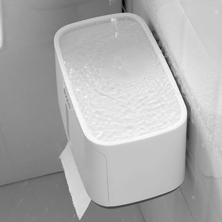 卫生间纸巾盒厕所卫生纸置物架创意抽纸盒厕纸盒免打孔防水卷纸筒