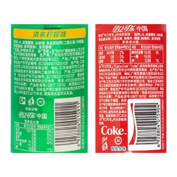 可口可乐 mini可乐雪碧迷你罐碳酸饮料汽水网红饮品200ml*12罐