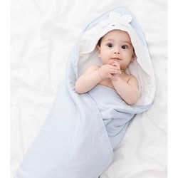 全棉时代初生婴儿抱被宝宝纯棉包被襁褓春夏薄款被子新生儿用品
